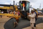 Route Babadjou-Bamenda. Les travaux de reconstruction ont été lancés le 16 mai 2017.